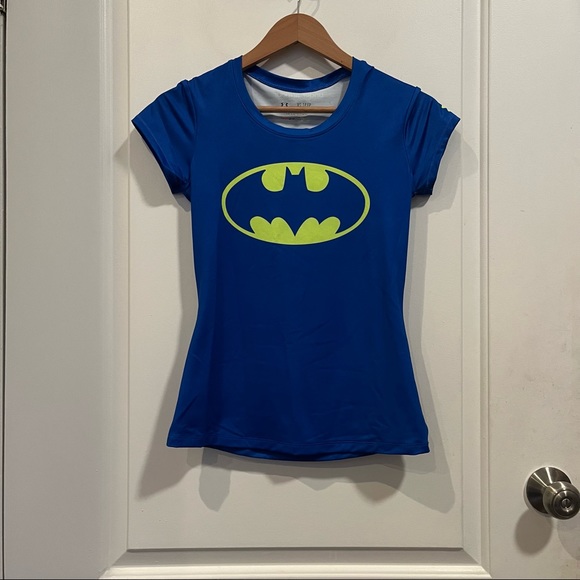 Under Armour Alter Ego Batman Short Sleeve Fitted T-Shirt - Picture 2 of 3